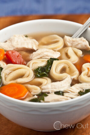 Chicken and Vegetable Tortellini Soup