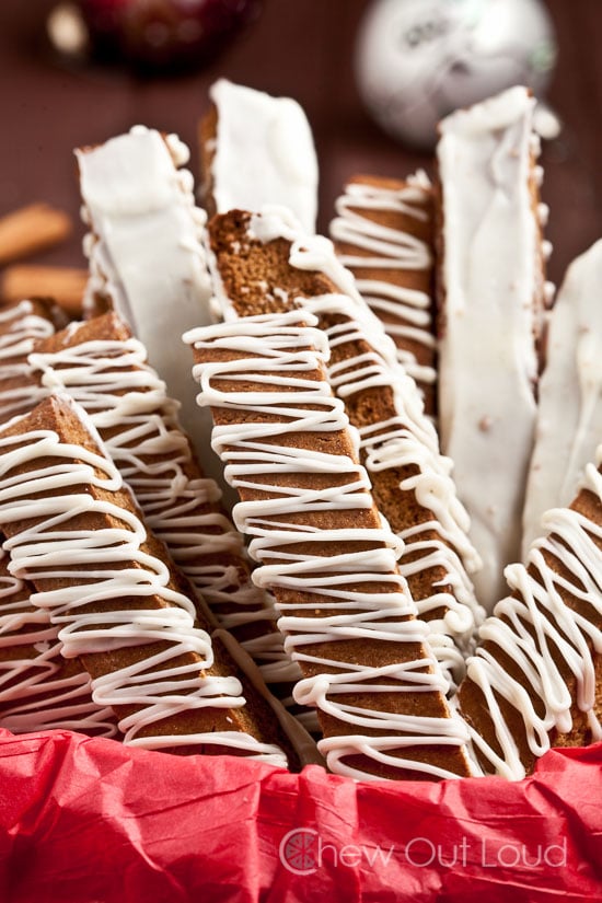 Gingerbread Biscotti - Great for Christmas Gifts!