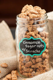 Cinnamon Sugar Nuts with Sriracha