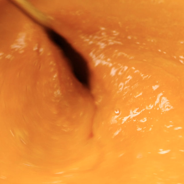 Sweet potato bread wet mixture.