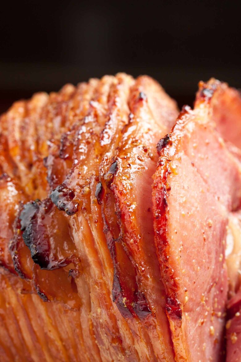 honey baked ham spiral sliced.