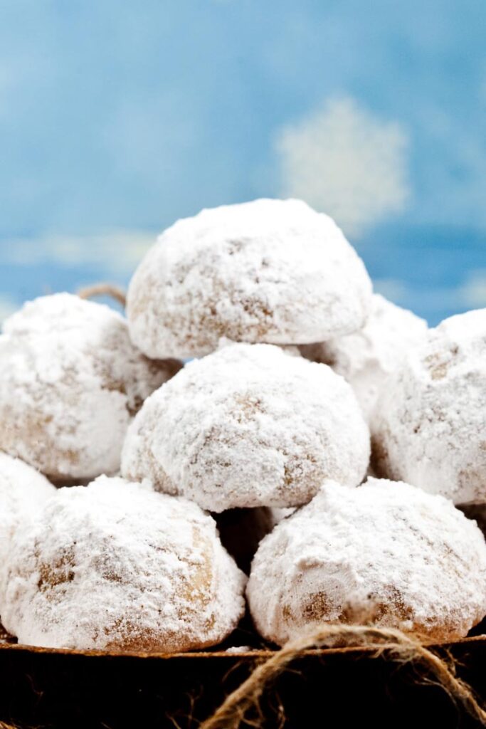 snowball cookies, russian tea cakes, mexican wedding cakes, pecan balls