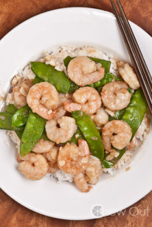 Shrimp Stir Fry with Snow Peas