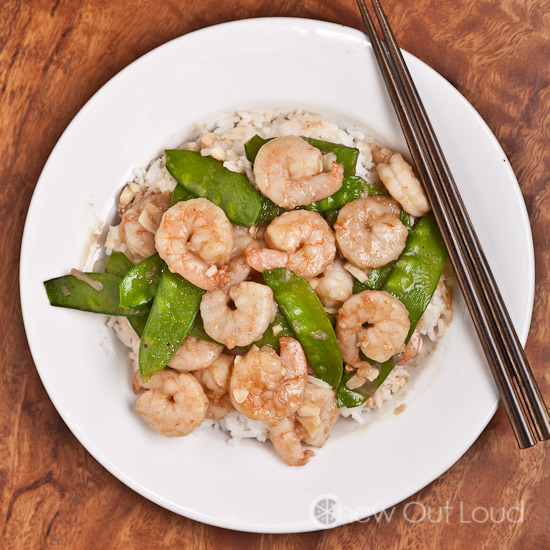 Shrimp Stir Fry with Snow Peas