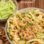 Dan - Dan Noodles with Chopped Peanuts and Onions