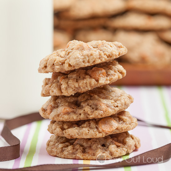 Oatmeal Butterscotch Cookies