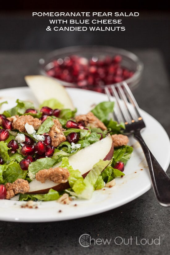 Pomegranate Pear Salad