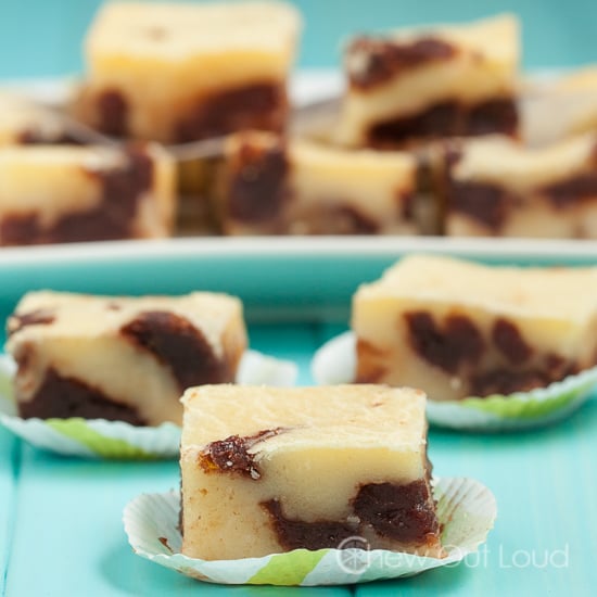 Red Bean Mochi Bars