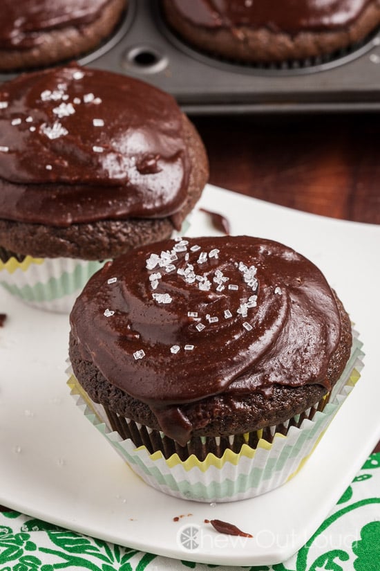 World's Best Chocolate Oatmeal Cupcake with Frosting