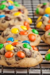 M&M's Chocolate Chip Cookies