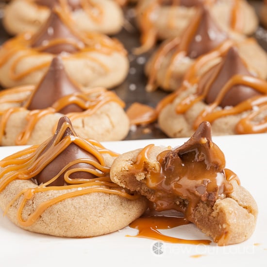 Salted Caramel Kiss Brown Butter Cookies