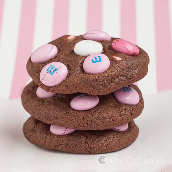 Double Chocolate M&M Cookies