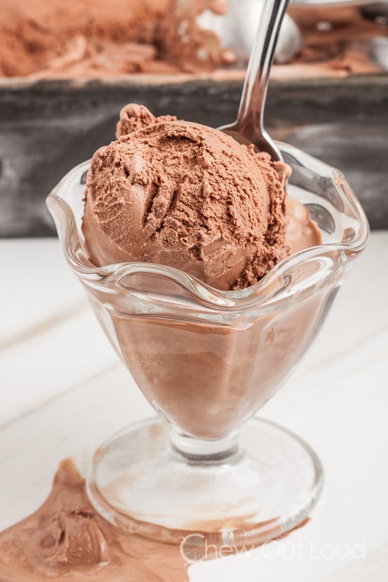 Easy Chocolate Ice Cream No Eggs Chew Out Loud