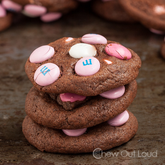 Chocolate M&M Cookies