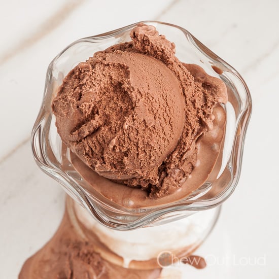 Eggless Chocolate Ice Cream