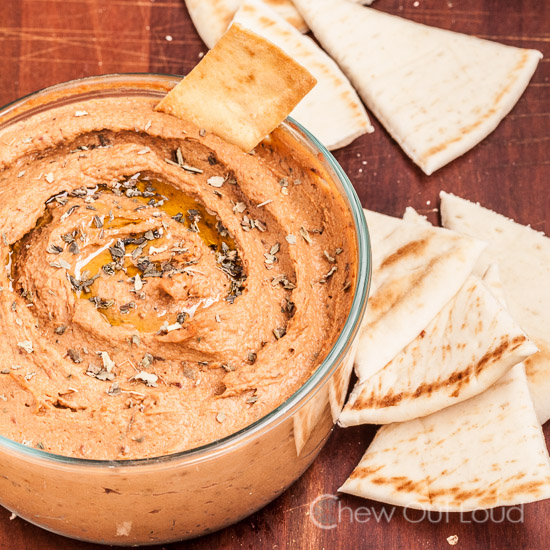 Sun Dried Tomato Hummus 2