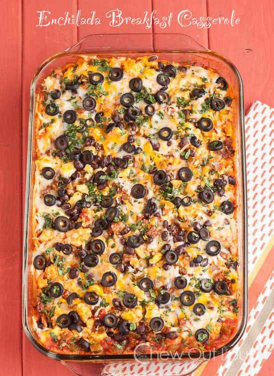 Enchilada Breakfast Casserole