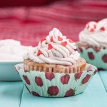 Strawberry Cupcakes with Frosting