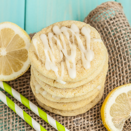 Lemon Cookies with Glaze