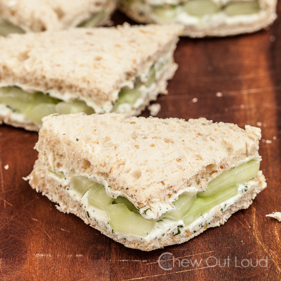 Lemon Cucumber Sandwiches