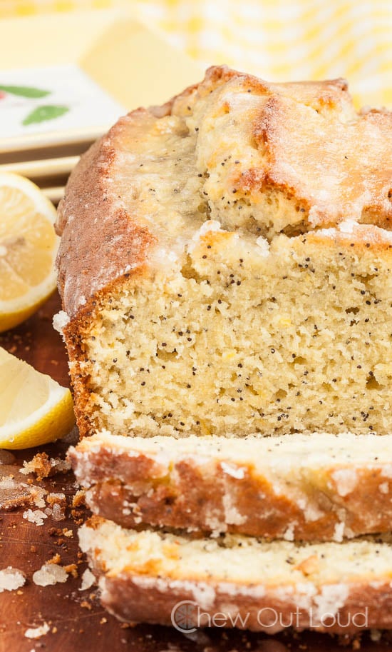 Lemon Poppyseed Almond Bread, breakfast recipes, brunch recipes