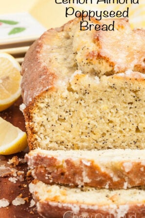 Lemon Almond Poppy Seed Bread