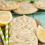 Chewy Lemon Cookies with Icing