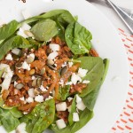 Chorizo Spinach Salad