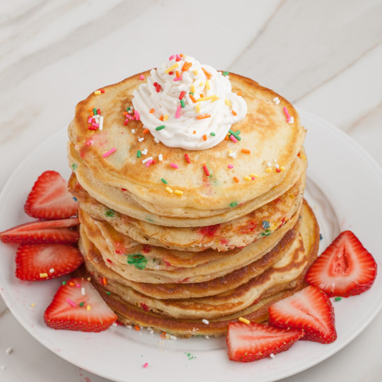 Funfetti Birthday Pancakes