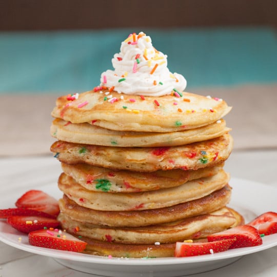 Funfetti Pancakes, brunch recipes