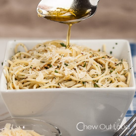 Spaghetti with Garlic and olive oil