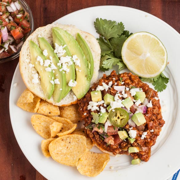 Tex Mex Sloppy Joes 5