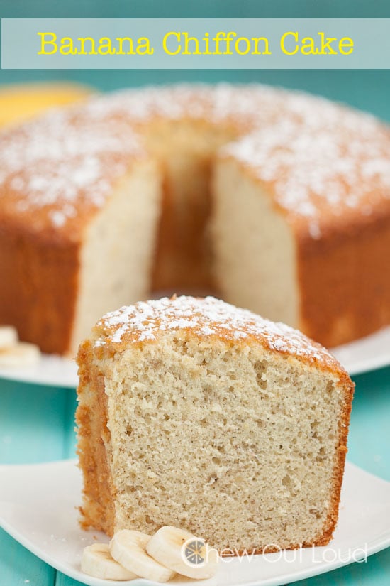 Banana Chiffon Cake