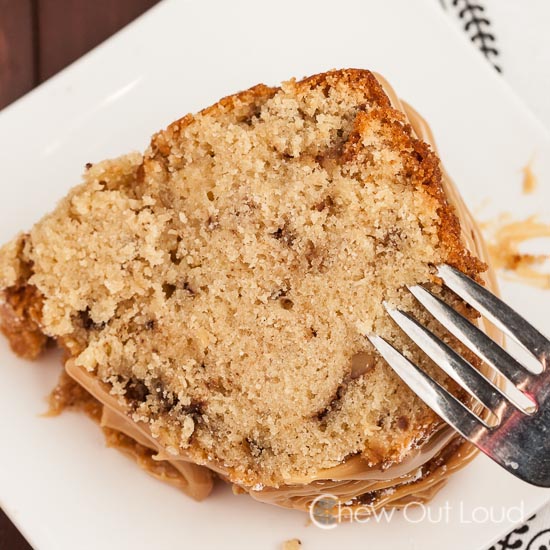 Brown Sugar caramel bundt cake