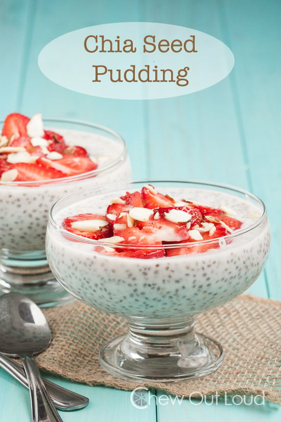 Chia Seed and Strawberry Pudding