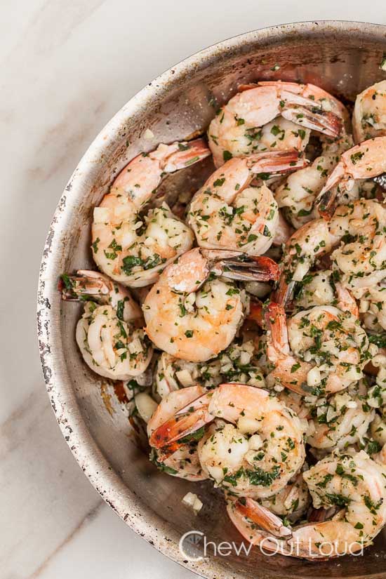 Easy Lemon Pepper Shrimp Scampi