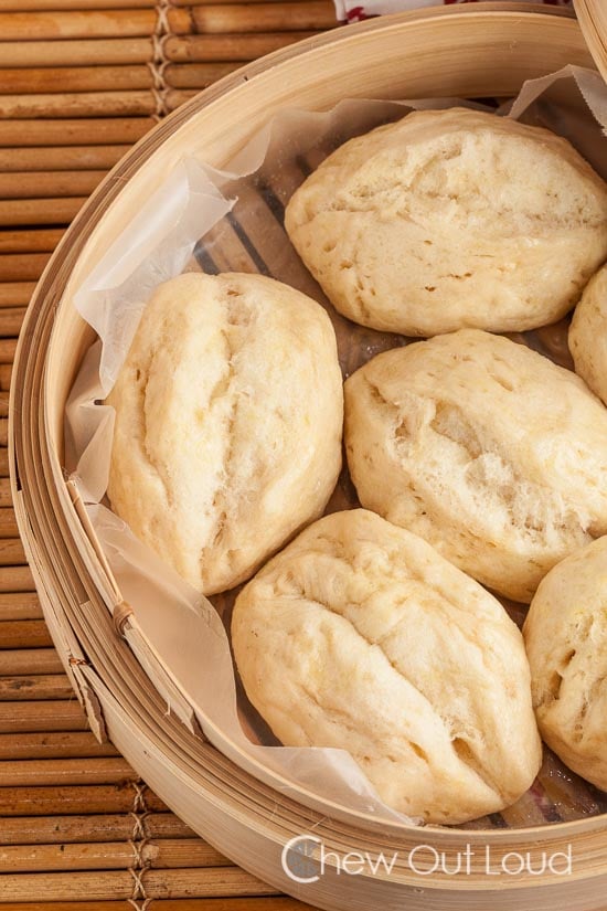 Quick Easy Steamed Buns (mantao)