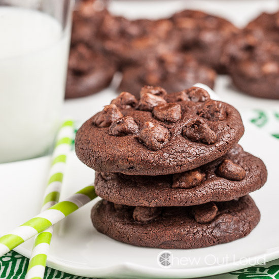 Triple Chocolate Cookies