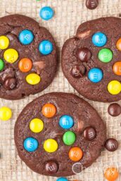 Chocolate M&M Cookies