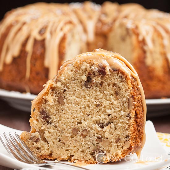 brown sugar caramel pound cake