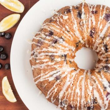 blueberry lemon bundt cake