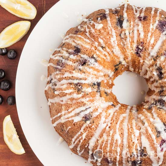 blueberry lemon bundt cake