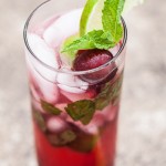 A Glass of Cherry Mojito