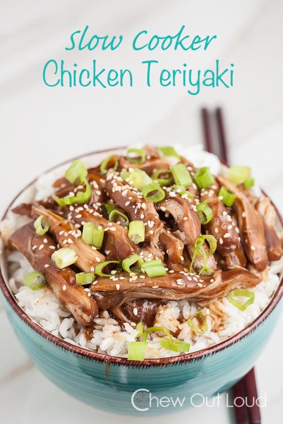 Slow Cooker Chicken Teriyaki, crock pot teriyaki chicken, teriyaki chicken recipe
