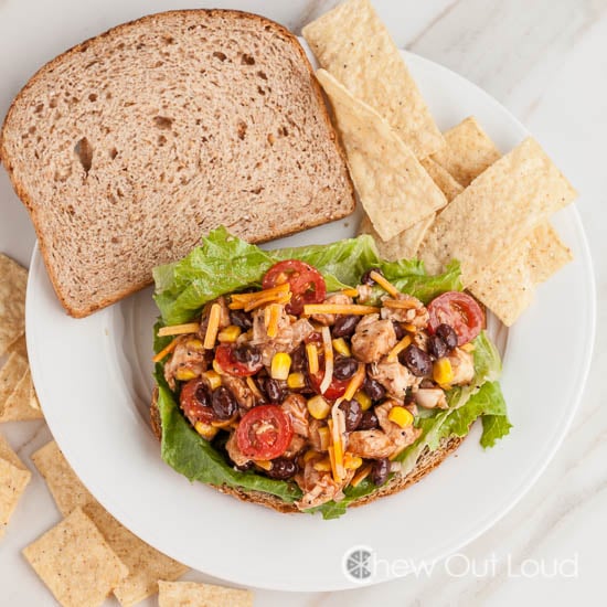 BBQ Chopped Chicken Sandwich