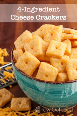A Bowl of Cheese Crackers