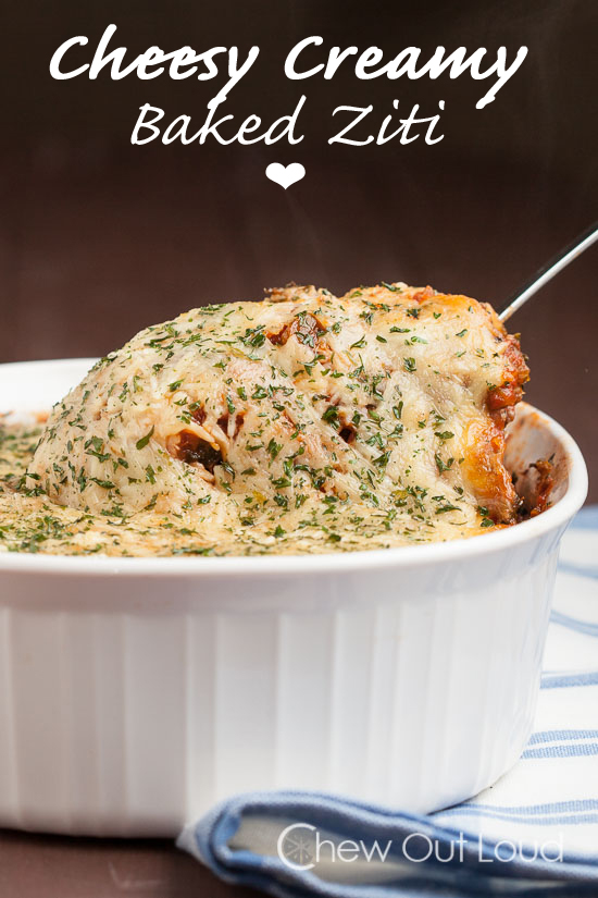 Cheesy Creamy Baked Ziti 3