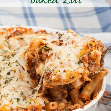 Cheesy Creamy Baked Ziti