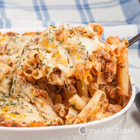 Creamy Cheesy Baked Ziti 6