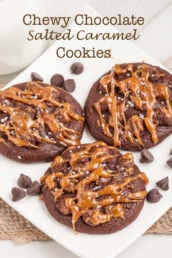 Chocolate Salted Caramel Cookies